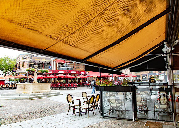 Store banne rentoilage - avant - Annecy, Chambéry, Aix les Bains